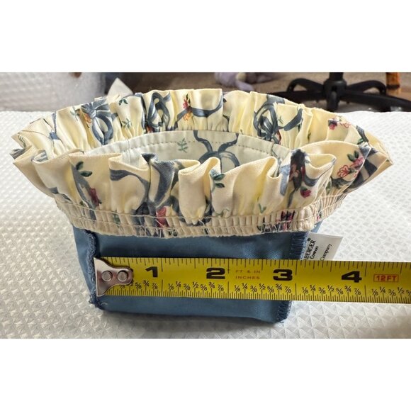 Longaberger Small Square Basket Liner Sweet Bazil 3”x 3” Vintage 1990s - Picture 2 of 7